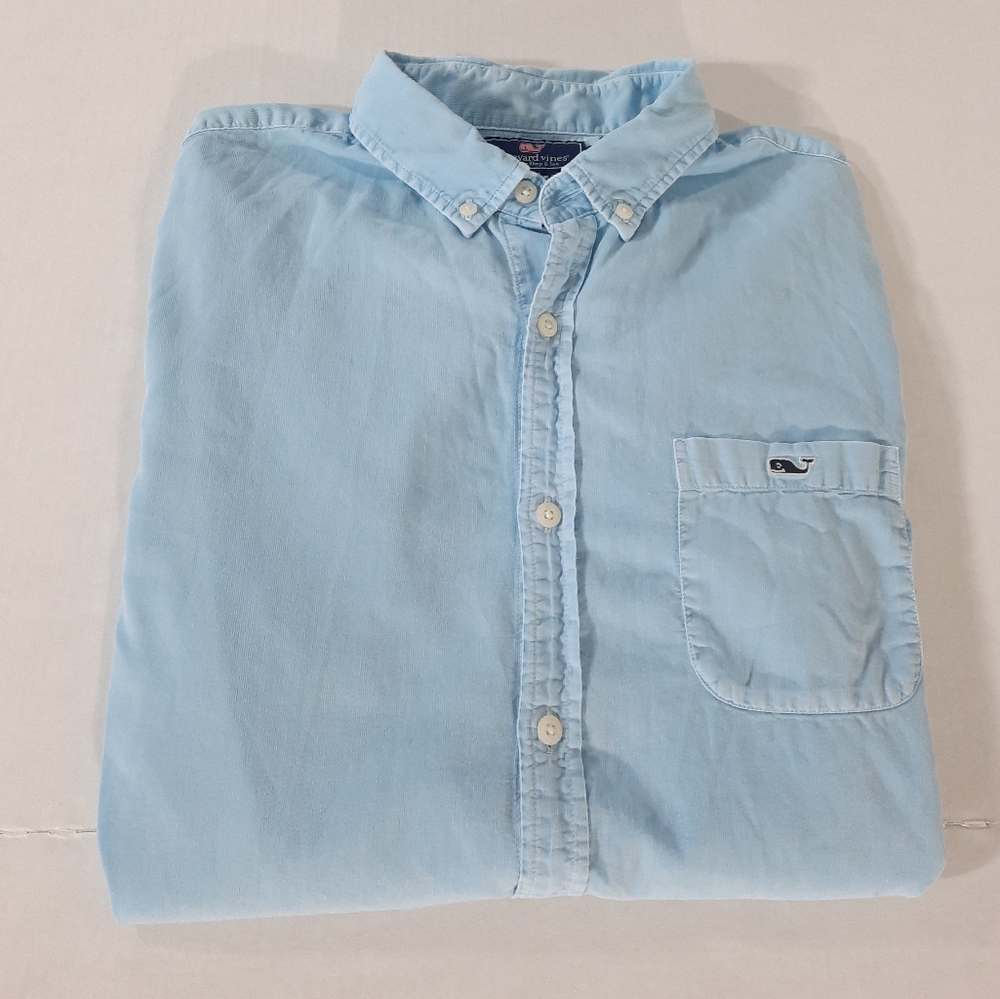 Vineyard Vines Cotton Silk Slim Fit Tucker Shirt